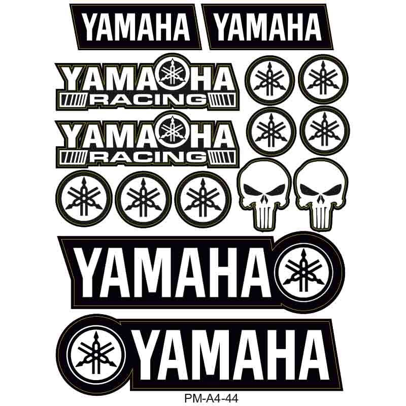 YAMAHA UYUMLU A4 ÇOKLU STİCKER SETİ