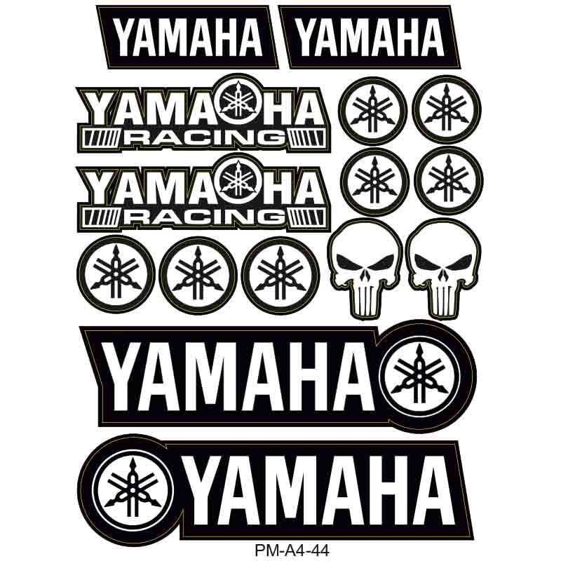 YAMAHA UYUMLU A4 ÇOKLU STİCKER SETİ