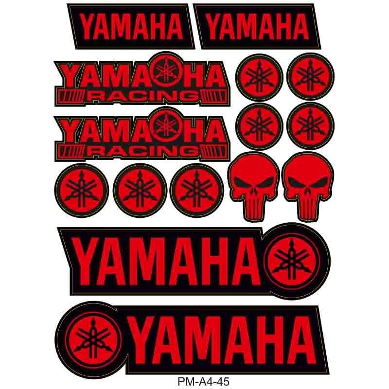 YAMAHA UYUMLU A4 ÇOKLU STİCKER SETİ