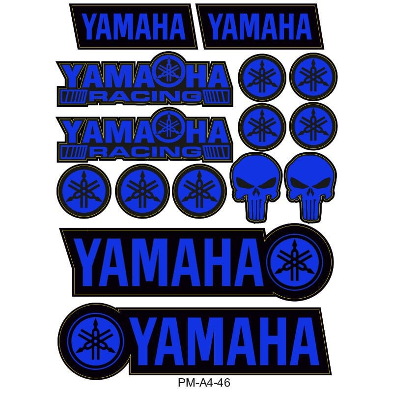 YAMAHA UYUMLU A4 ÇOKLU STİCKER SETİ