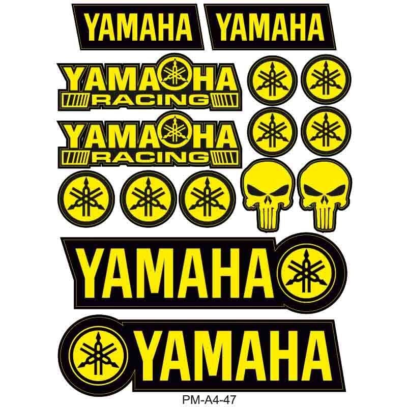 YAMAHA UYUMLU A4 ÇOKLU STİCKER SETİ