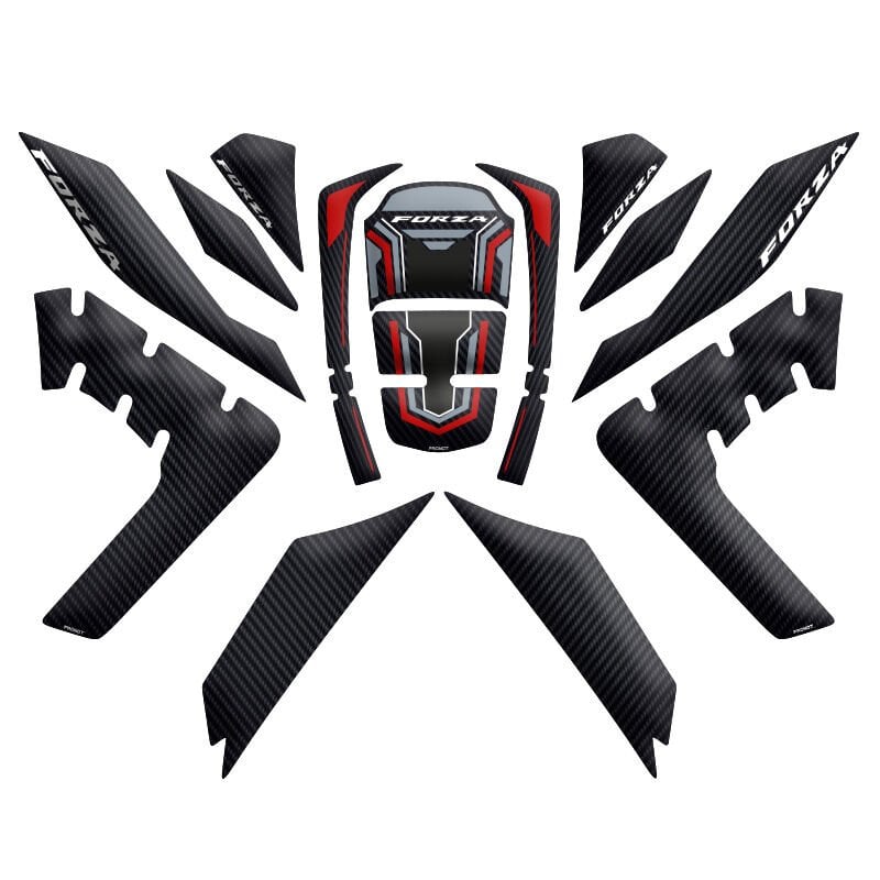 FORZA UYUMLU TANK PAD FULL SET(2018-2024)