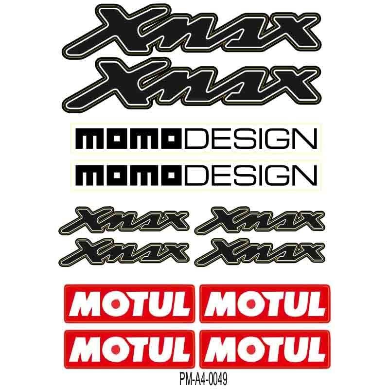 XMAX UYUMLU A4 ÇOKLU STİCKER SETİ