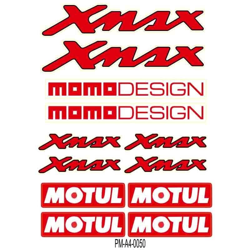 XMAX UYUMLU A4 ÇOKLU STİCKER SETİ