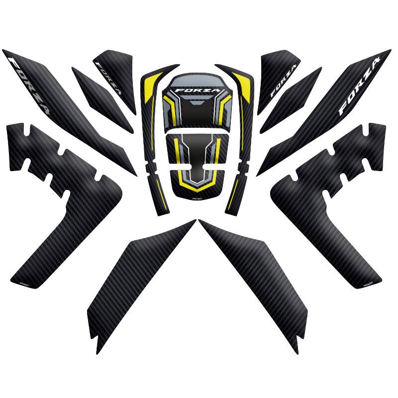 FORZA UYUMLU TANK PAD FULL SET(2018-2024)