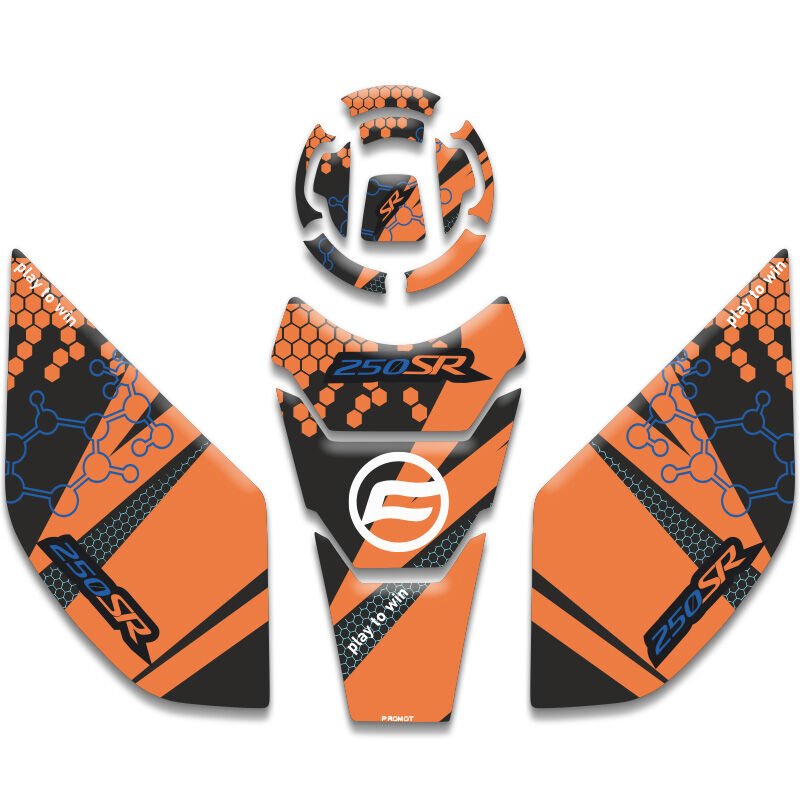 CFMOTO 250SR UYUMLU TANK PAD SET(2021-2026)