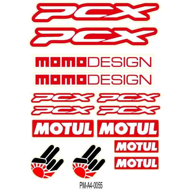 PCX UYUMLU A4 ÇOKLU STİCKER SETİ
