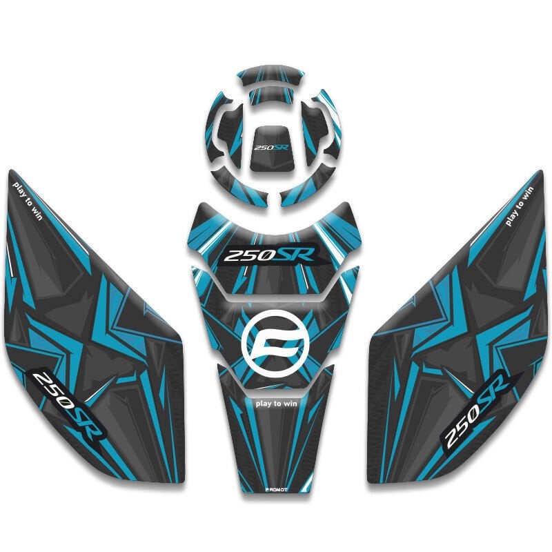 CFMOTO 250SR UYUMLU TANK PAD SET(2021-2026)