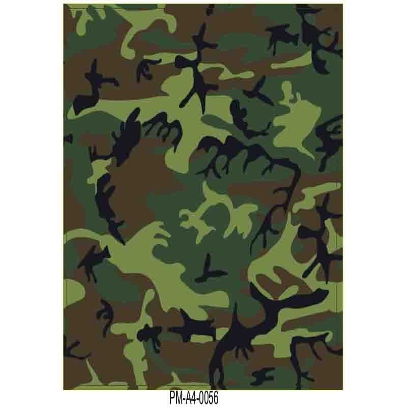 KAMUFLAJ DESEN A4 TEK PARÇA STİCKER SETİ 1