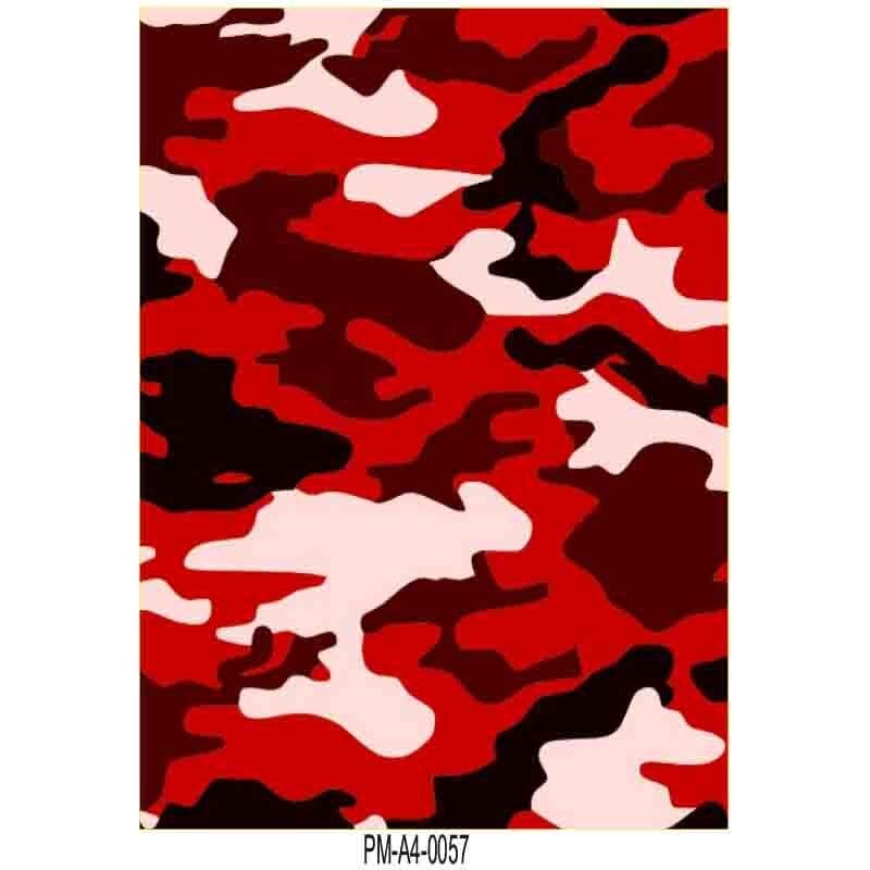 KAMUFLAJ DESEN A4 TEK PARÇA STİCKER SETİ 2