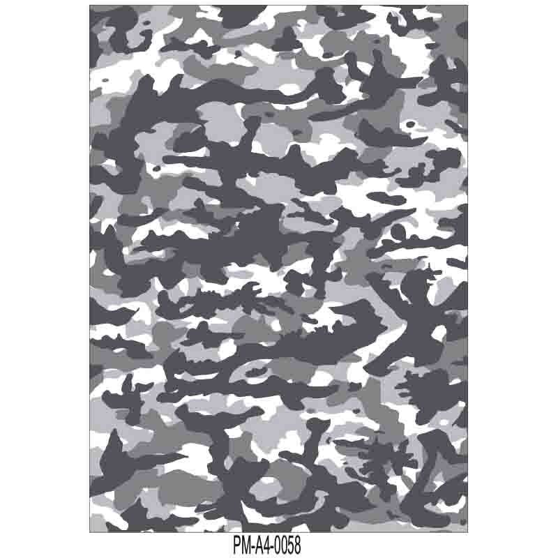 KAMUFLAJ DESEN A4 TEK PARÇA STİCKER SETİ 3