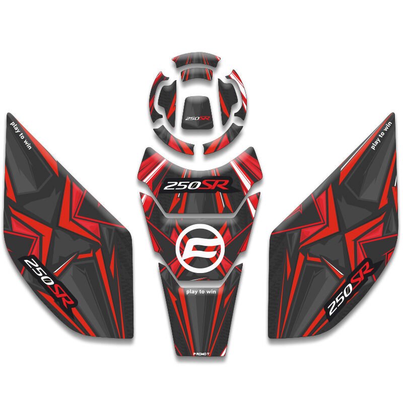CFMOTO 250SR UYUMLU TANK PAD SET(2021-2026)