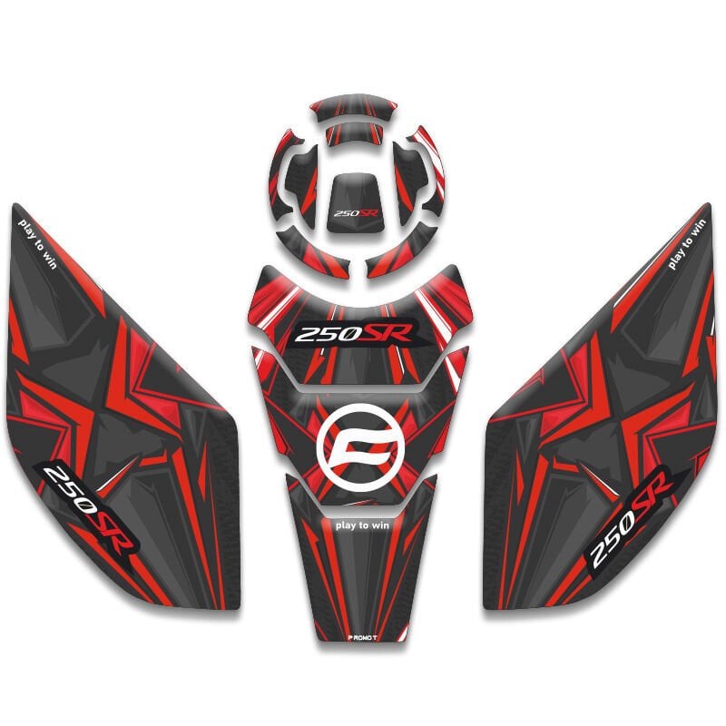 CFMOTO 250SR UYUMLU TANK PAD SET(2021-2026)