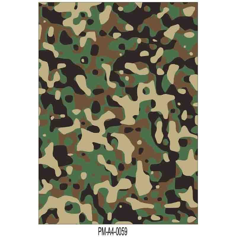 KAMUFLAJ DESEN A4 TEK PARÇA STİCKER SETİ 4