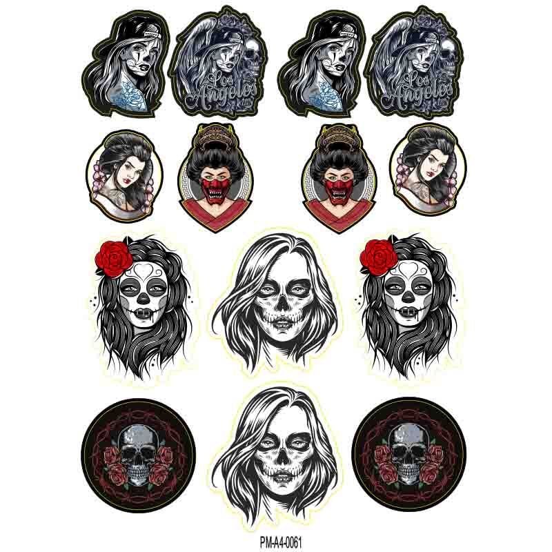 ANGELS TASARIM A4 ÇOKLU STİCKER SETİ