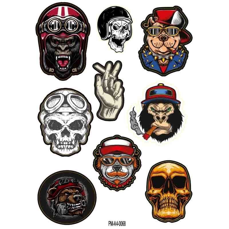 KARMA DEKOR TASARIM A4 ÇOKLU STİCKER SETİ