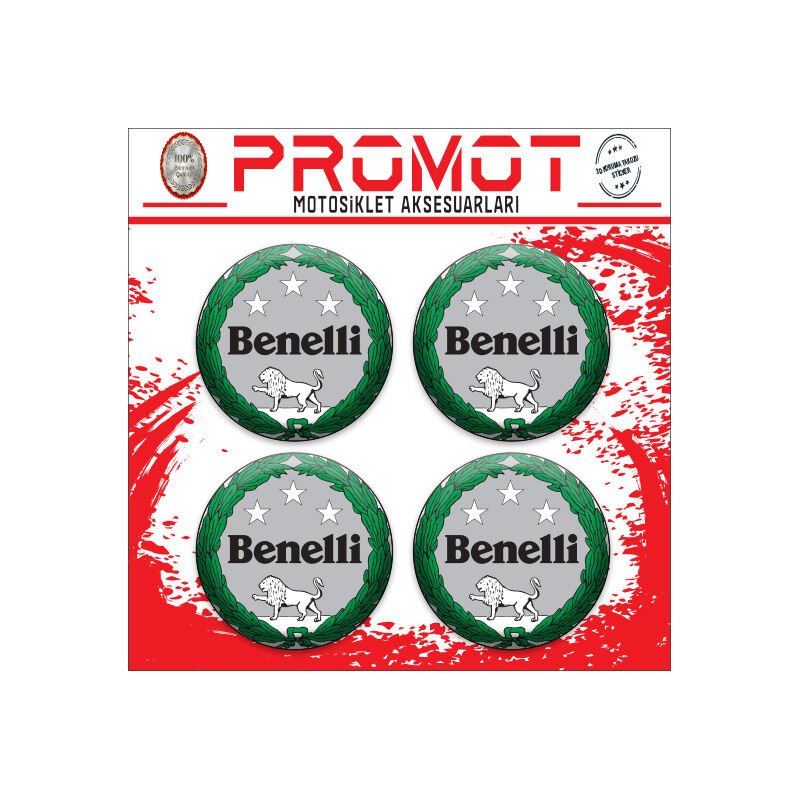 BENELLİ UYUMLU DAMLA STİCKER (4cm-4 Adet)