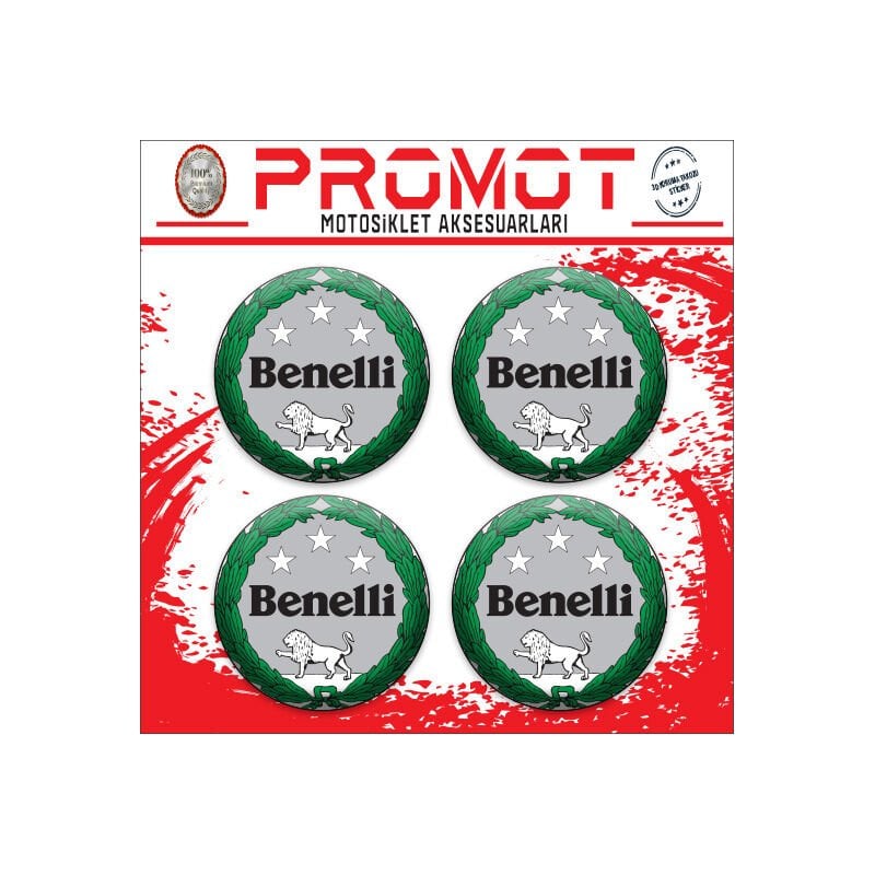BENELLİ UYUMLU DAMLA STİCKER (4cm-4 Adet)