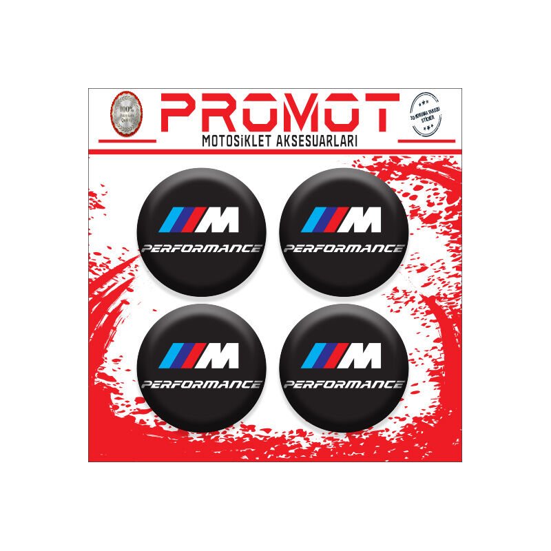 BMW UYUMLU DAMLA STİCKER (4cm-4 Adet)