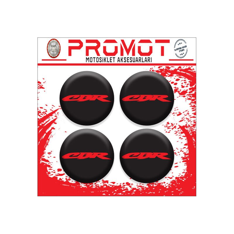 CBR UYUMLU DAMLA STİCKER (4cm-4 Adet)
