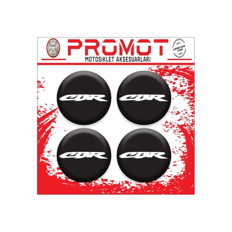 CBR UYUMLU DAMLA STİCKER (4cm-4 Adet)