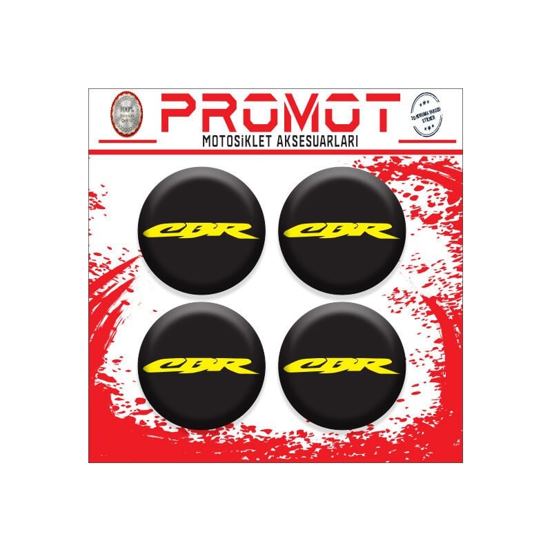 CBR UYUMLU DAMLA STİCKER (4cm-4 Adet)