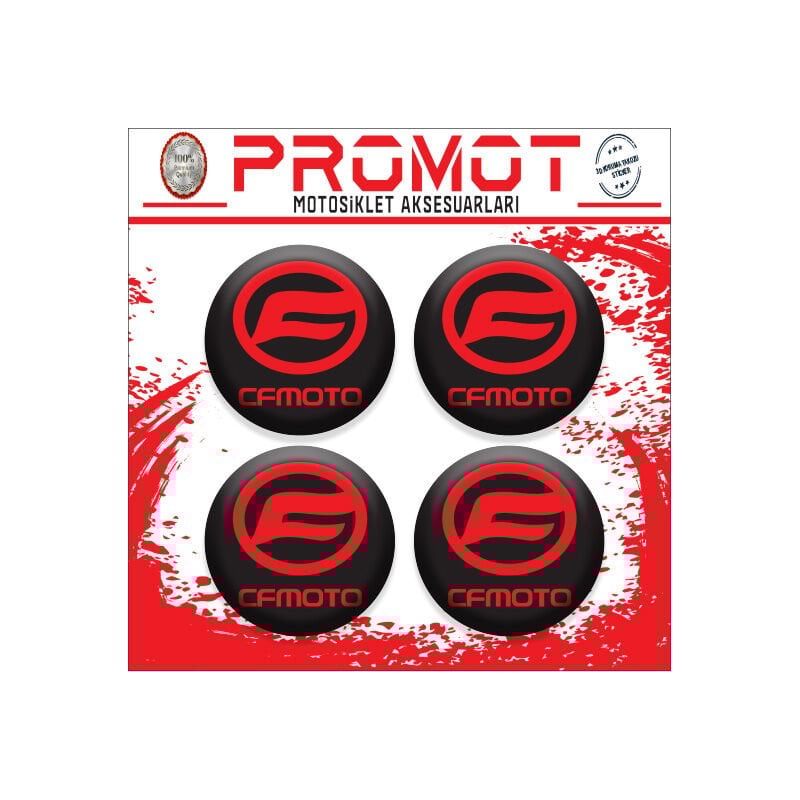 CF MOTO UYUMLU DAMLA STİCKER (4cm-4 Adet)