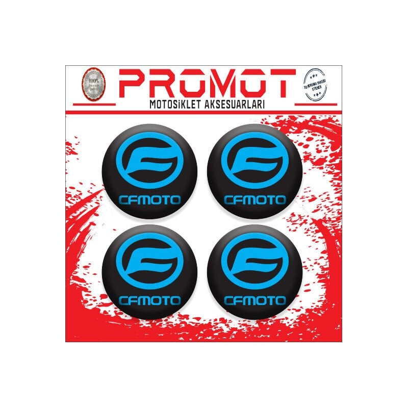CF MOTO UYUMLU DAMLA STİCKER (4cm-4 Adet)