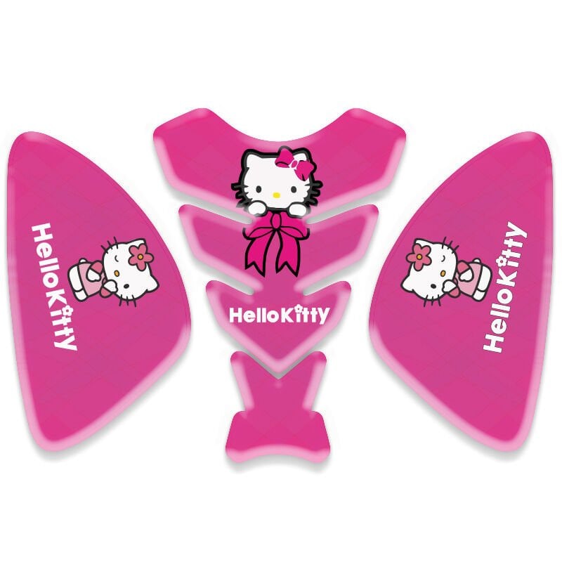 Universal Hello Kıtty Tank Pad Set 3D Sticker