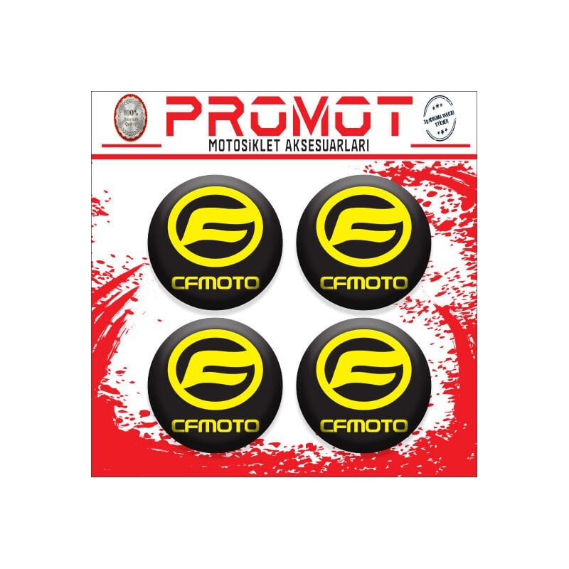 CF MOTO UYUMLU DAMLA STİCKER (4cm-4 Adet)