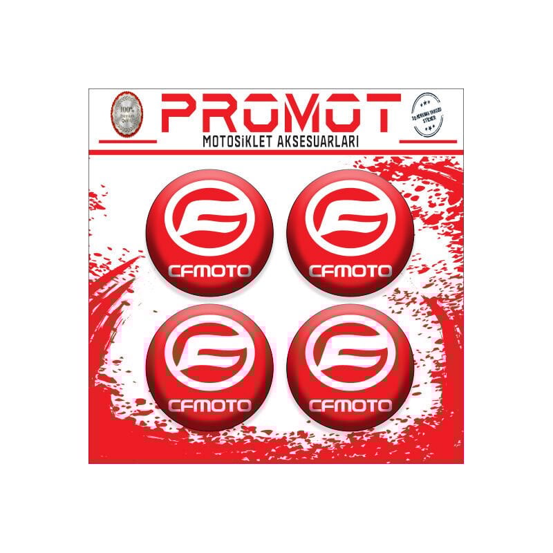 CF MOTO UYUMLU DAMLA STİCKER (4cm-4 Adet)