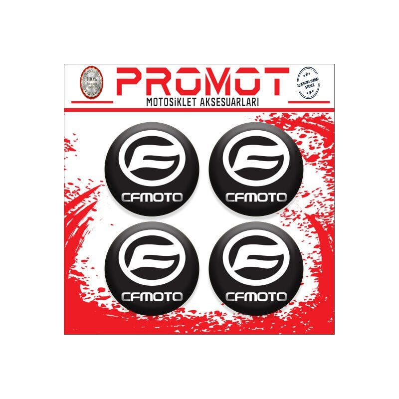 CF MOTO UYUMLU DAMLA STİCKER (4cm-4 Adet)