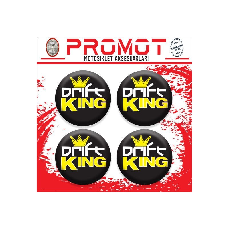 DRİFT UYUMLU DAMLA STİCKER (4cm-4 Adet)