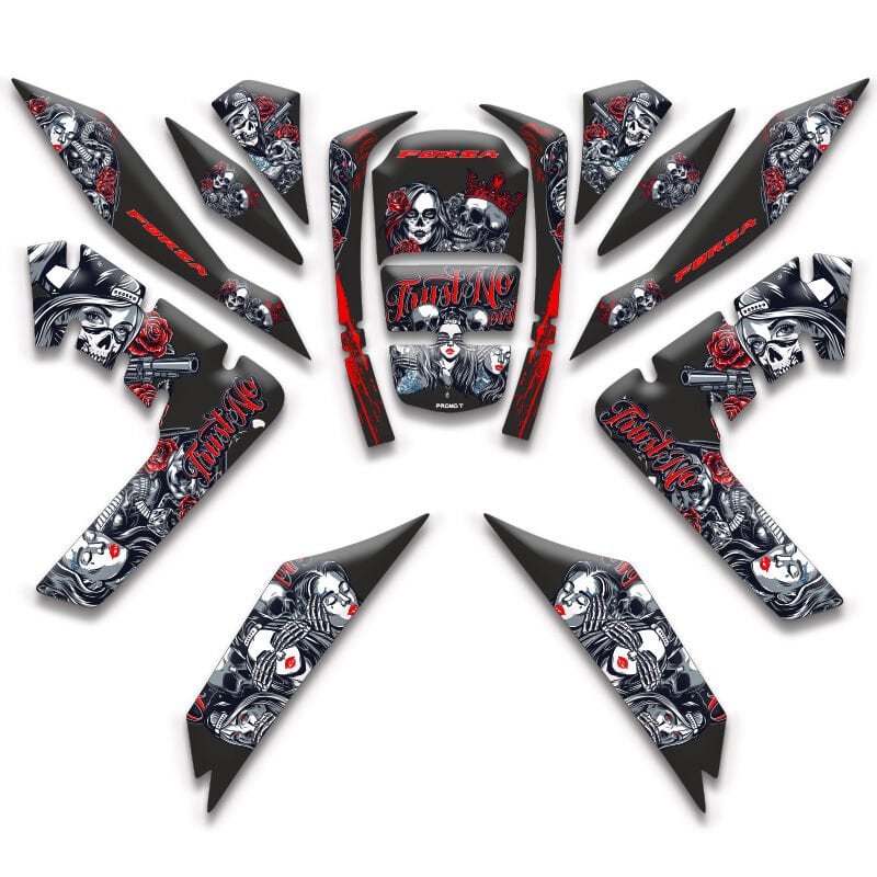 FORZA UYUMLU TANK PAD FULL SET(2018-2024)