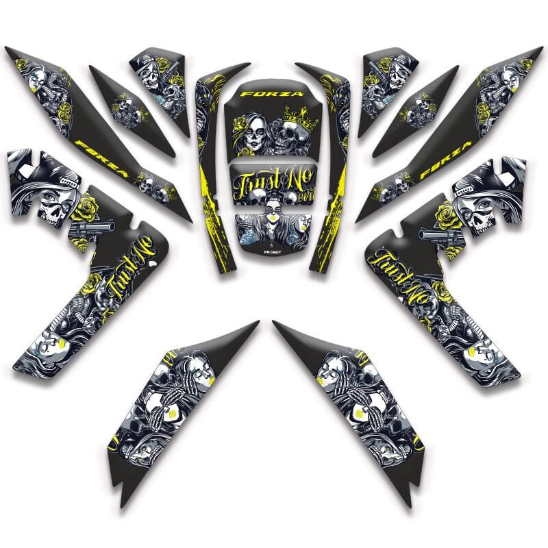 FORZA UYUMLU TANK PAD FULL SET(2018-2024)