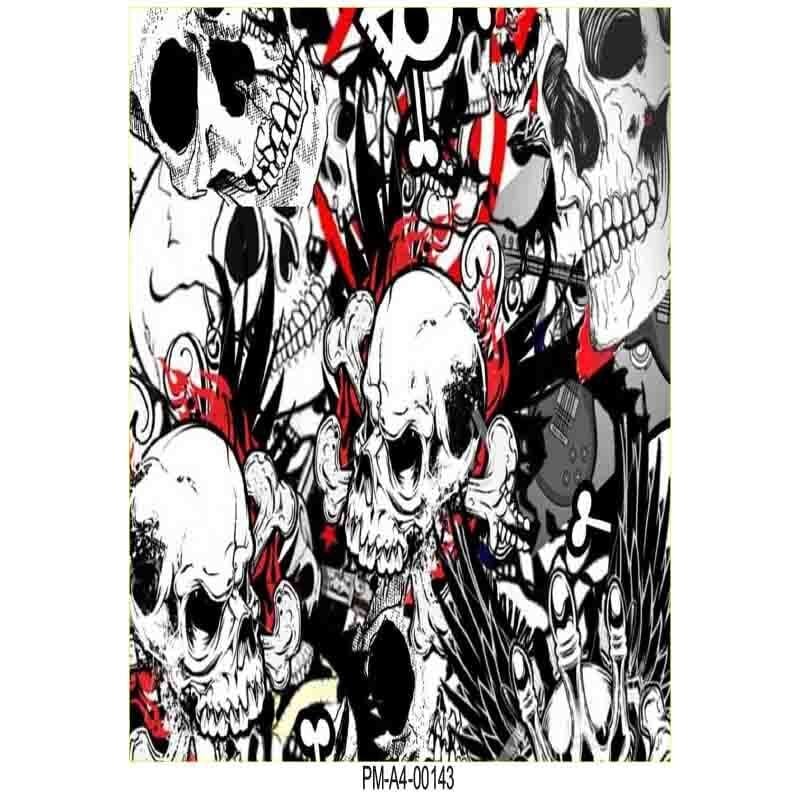 HELLAFLUSH TASARIM A4 TEK PARÇA STİCKER SETİ