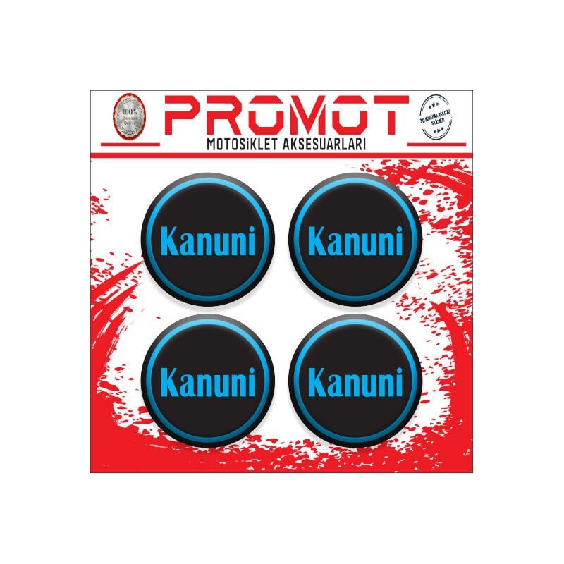 KANUNI UYUMLU DAMLA STİCKER (4cm-4 Adet)