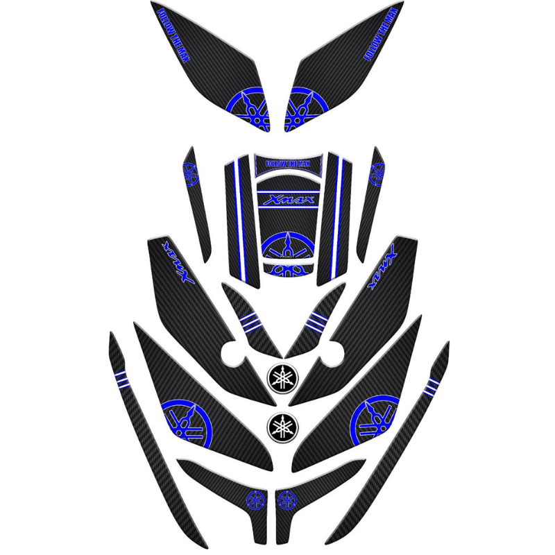 YAMAHA XMAX UYUMLU TANK PAD FULL SET 2025-2026