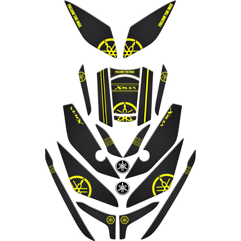 YAMAHA XMAX UYUMLU TANK PAD FULL SET 2025-2026