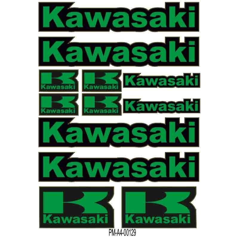 KAWASAKI TASARIM A4 ÇOKLU STİCKER SETİ