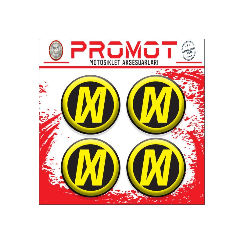 MONDIAL UYUMLU DAMLA STİCKER (4cm-4 Adet)