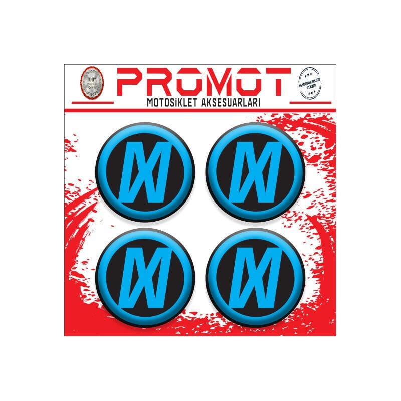 MONDIAL UYUMLU DAMLA STİCKER (4cm-4 Adet)