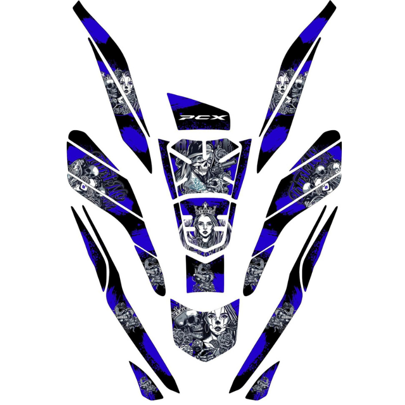 HONDA PCX UYUMLU TANK PAD FULL SET 2021-2024