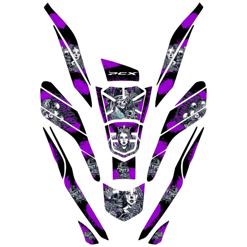 HONDA PCX UYUMLU TANK PAD FULL SET 2021-2024