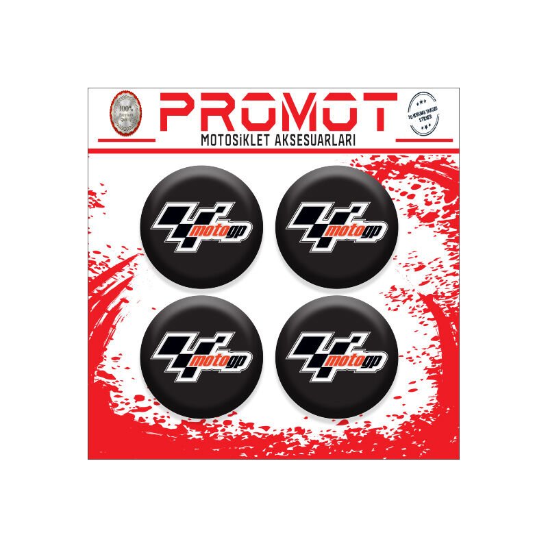 MOTO GP TASARIM DAMLA STİCKER (4cm-4 Adet)