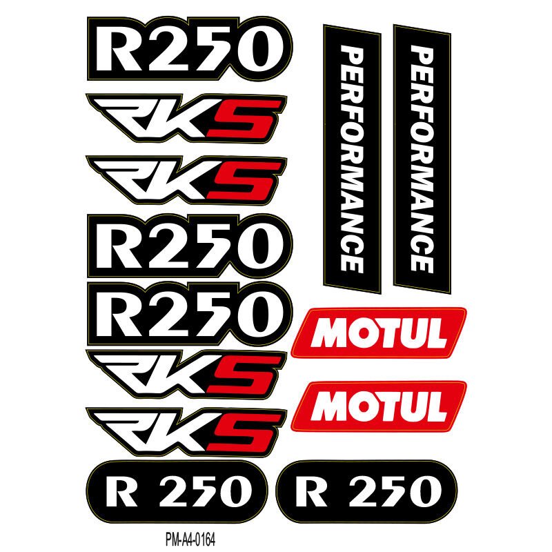 R250 TASARIM A4 ÇOKLU STİCKER SETİ