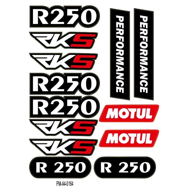 R250 TASARIM A4 ÇOKLU STİCKER SETİ
