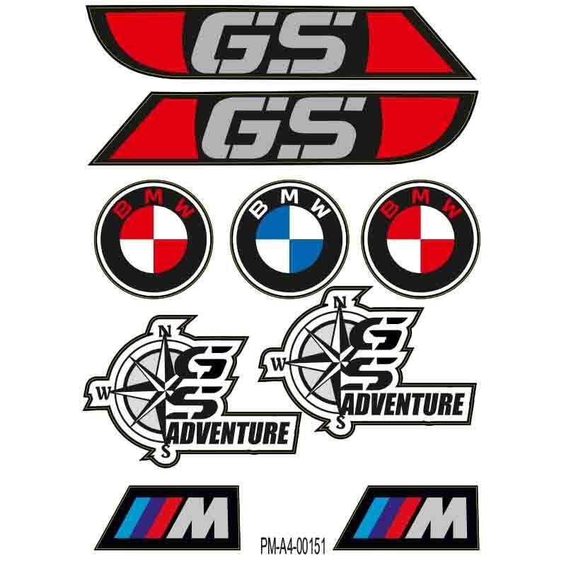 BMW TASARIM A4 ÇOKLU STİCKER SETİ