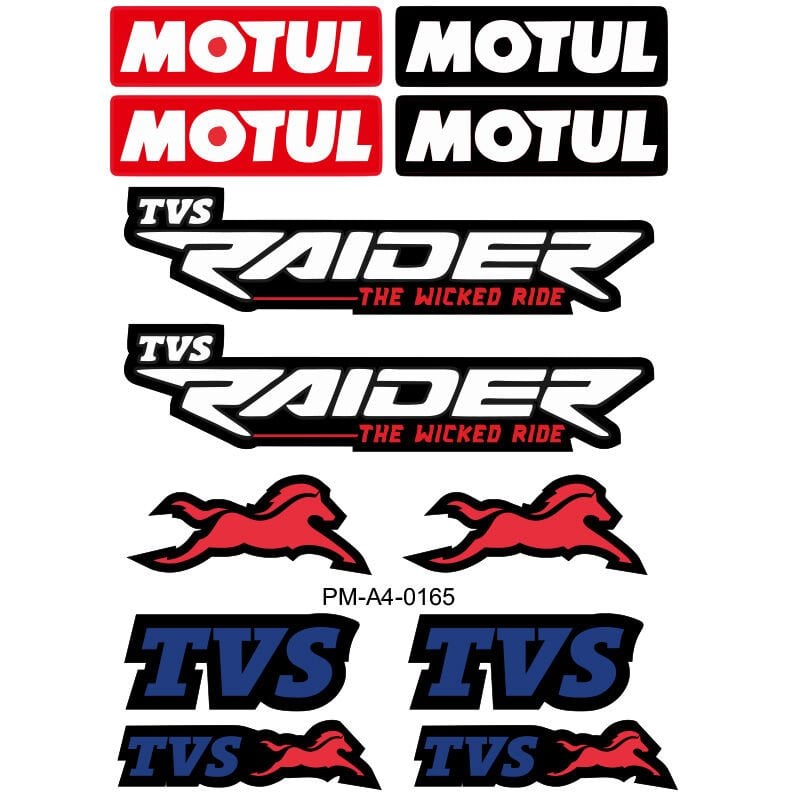 RAİDER TASARIM A4 ÇOKLU STİCKER SETİ