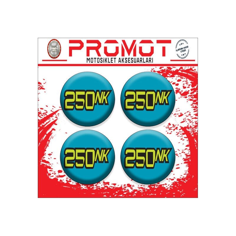 250NK UYUMLU DAMLA STİCKER (4cm-4 Adet)